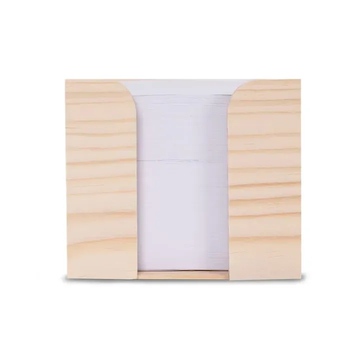 Cube Box Wood, recycled 10x10x8.5cm - LT91911 (N0052)